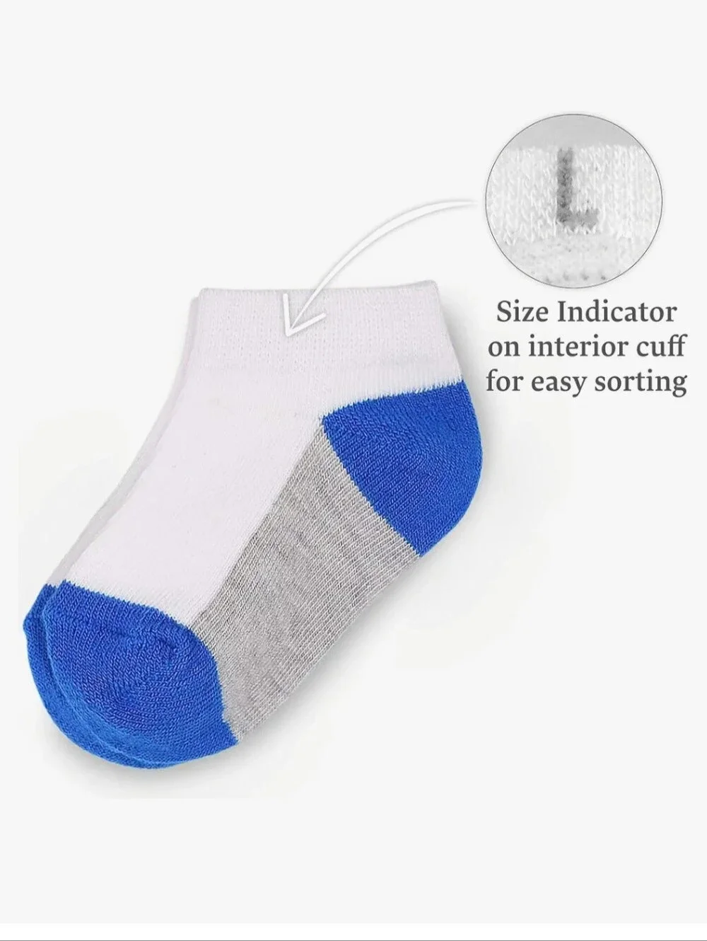 NEW Fruit of the Loom 10-Pair Toddler Boys' Low Cut Everyday Socks; 18-36 Months